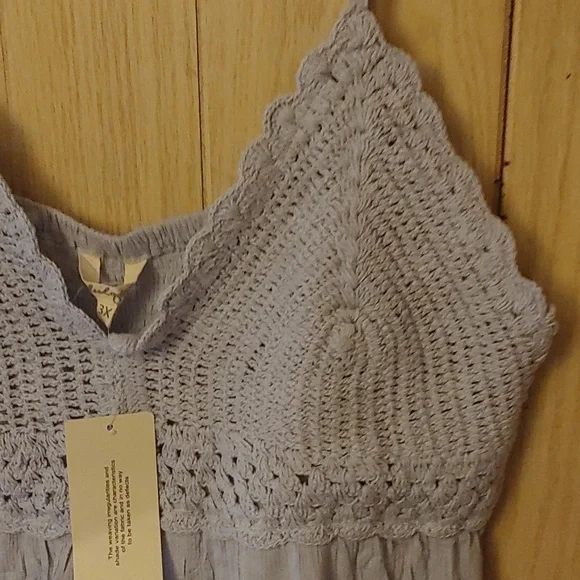 Indulge 3X Boho Knit Mini Dress NWT - Picture 9 of 15